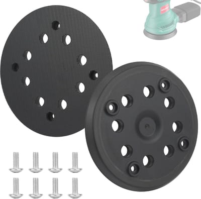 Dailygoody - Schuurdiscs 125 mm - 2 Stuks - Geschikt voor Bosch - Kwalitatieve schuurmaterialen - Voor hout en metaal - Eccentrische schuurmachin
