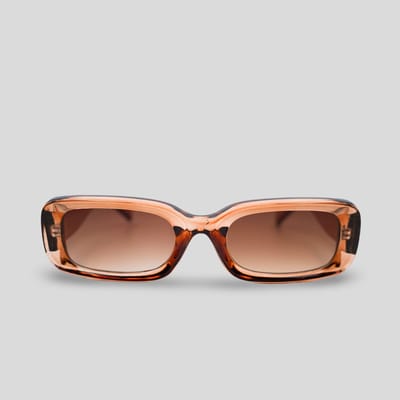 Montuurtjevoorjou - Fog Brown - Zonnebril - Dames zonnebril - Festival Bril - Bruin