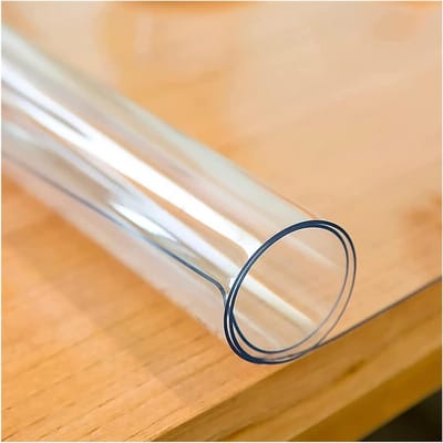 Tafelbeschermer PVC - Tafelhoes Transparant - Tafel Beschermen - 15 mm Dik - 40 x 40 cm - Doorzichtig
