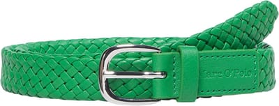 Marc O'Polo Leren Riem Valma Belt W70 Vivid Green Groene