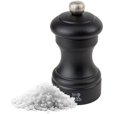 (6 stuks) PEUGEOT BISTRO - Zoutmolen - Hout - Zwart mat - Hoogte: 100mm