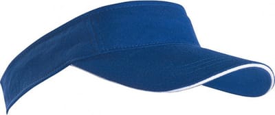 Kobalt blauwe zonneklep