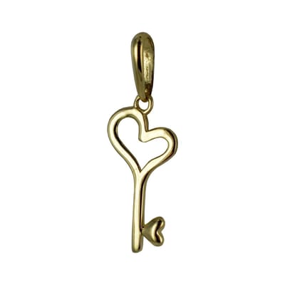 New Bling 9NBSAM-G200217 Gouden Hangertje - Dames - Sleutel - 12,7 x 6,6 mm - 14 Karaat - Bedel - Goud
