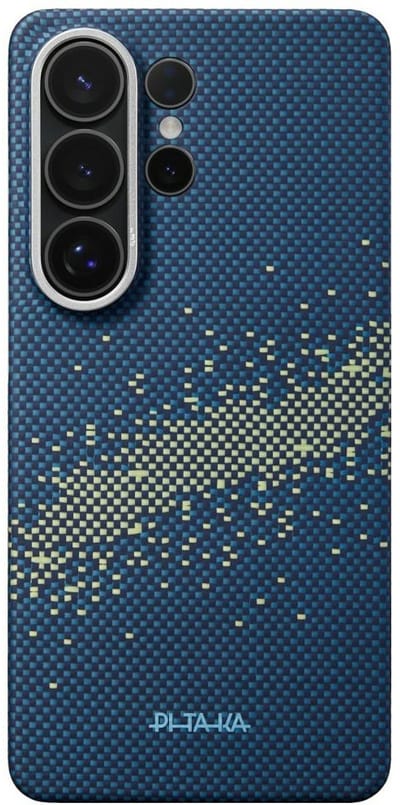 PITAKA Edge Case Samsung Galaxy S26 Ultra – Milky Way Galaxy – Ultradunne Aramide Fiber Hoes – MagSafe Compatibel