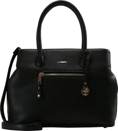 L.CREDI handtas schoudertas Maxima Handle Bag Black zwart