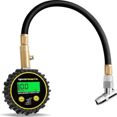 Digitale bandenspanningsmeter 200 PSI - nauwkeurige auto bandenspanningsmeter - gecertificeerd ANSI B40.1 - voor auto vrachtwagen SUV motorfiets