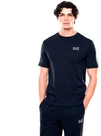 Ea7 Emporio Armani 7m001861_af12503 T-shirt Met Korte Mouwen Blauw M Man