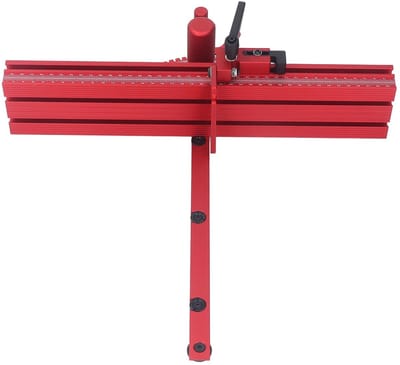 Verstekgeleiders voor freesmachines, hoogtebegrenzers voor houtbewerking en dieptemeters voor tafelzagen - 400 mm verstekgeleiders - hoekbegrenzers - 3 stuks