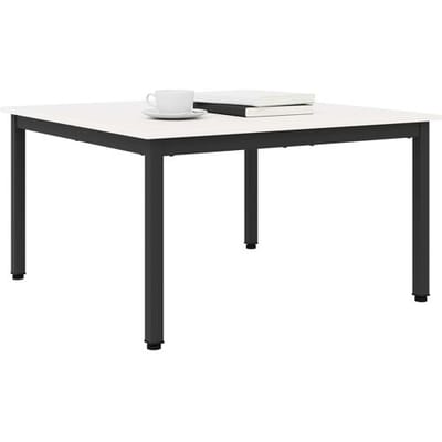 vidaXL - Salontafel - Wit - 80 - x - 80 - x - 45 - cm - Massief - grenenhout
