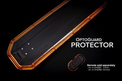 Flitsbalk - Ledson - Optoguard Protector - 48.6 - 123.5cm - Smoke - 17 flitspatronen - Amber - R65-2 - 12V-30V