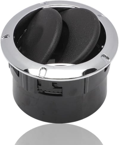 Allecto - Ventilatierooster - Auto Ventilatie - Chroom - Geschikt