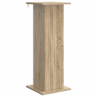 vidaXL - Plantenstand - Sonoma - Eiken - 30,5 - x - 30 - x - 80,5 - cm - Bewerkt - hout