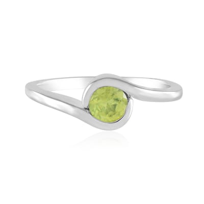 Cavill - Zilveren Ring 925 Sterling - 0,428 ct Madagaskar Sfeen - Platina Geplateerd - Ronde Briljant - Elegante Filigraan Ring