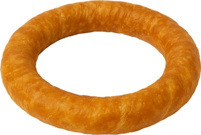 Animalking Kip Donut Hond - Hondensnacks - Kauwstaaf Hond - Kauwbotten Hond - Kauwring - 20 CM