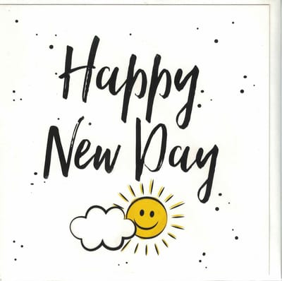 Wenskaart - Kaart - Happy New Day