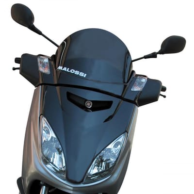 Malossi windscherm en windjump voor scooter Yamaha 125 Xmax 2006 tot 2008 4514400 / sport donker gerookt Nieuw