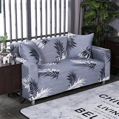 Housses de canapé extensibles 1/2/3/4 places à imprimé floral, housses de canapé extensibles, housse de canapé d'angle pour salon, housse de fauteuil sectionnelle 1-seat 90-140cm