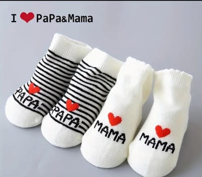Sokjes i love papa en mama, Papa en Mama sokjes, Baby sokjes, Sokjes, Babyshower, Vaderdag, Moederdag, Cadeau
