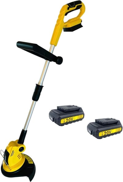 Draadloze Grastrimmer - Accu trimmer - Tuinonderhoud - 4-positie kop - 23 cm snijbreedte