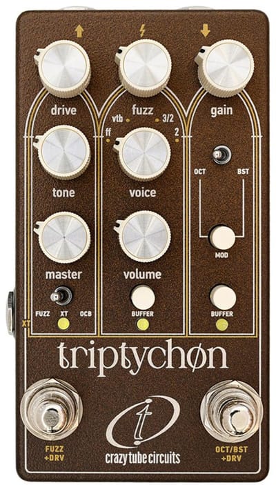 Crazy Tube Circuits Triptychon - Distortion voor gitaren