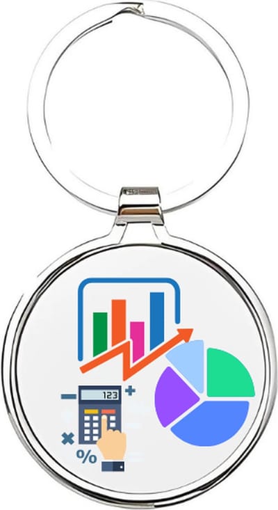 Akyol - Bankier Sleutelhanger - accountmanager - De beste accountmanager - Accountant - bank - geldhandelaar - bankdirecteur - boekhouder - salesmanager - ondernemer - investeren - beleggen - geld - administratief medewerker - 4 x 7,5 CM
