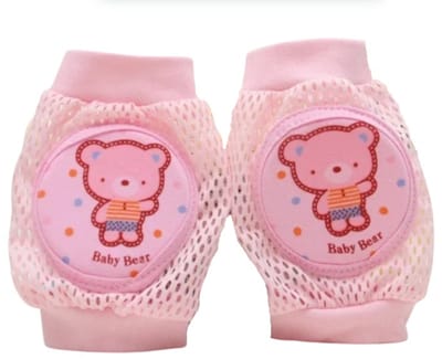 Baby Kniebeschermers – Ademend Mesh – Voor 0-3 Jaar – Zomer Comfort – Kruipen & Leren Lopen