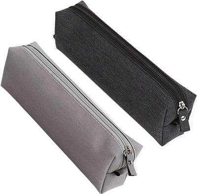 Stoffen Etui - Potlood Tas - Kantoor School - Waterdicht Nylon Materiaal - 19.9 x 3.5 x 6 cm