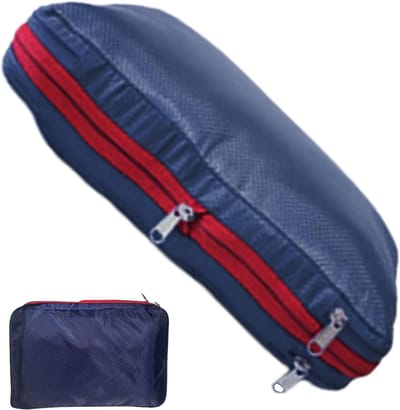 Reis Compressiezakken - Koffer Organizers - Ruimte Besparen - Dubbelzijdige Zakken - 37x27cm - Donkerblauw