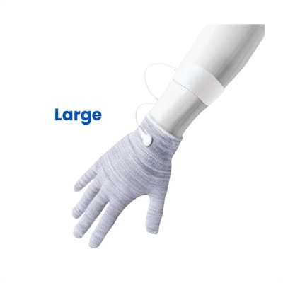 TensCare - iGlove Large | TENS/EMS Handschoen voor Hand- & Polspijn – Artritis & Carpaal Tunnel Therapie | Wasbaar & Herbruikbaar | tens handschoen elektrode | handelektrode tens