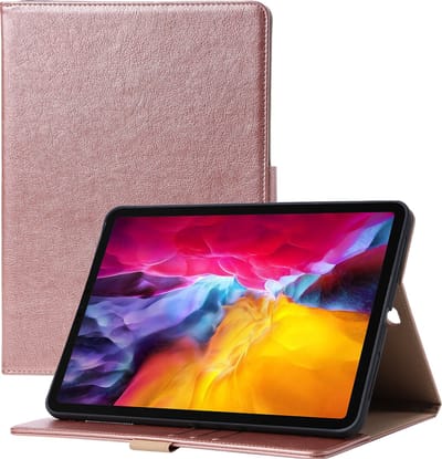 Hoes geschikt voor iPad Pro 11 inch 2020/2021/2022 Hoesje met Opbergvak Standaard Luxe Kunstleer Smart Cover Magnetisch