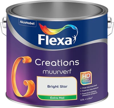 Flexa - Creations Muurverf Extra Mat - Bright Star - Mengverf - 2,5 L