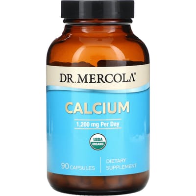 Dr. Mercola, Calcium, 1.200 mg, 90 capsules
