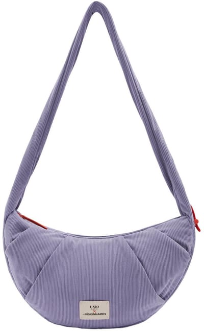 Unio Hamburg x Les Visionnaires schoudertas Corduroy Unio Vancouver Lavender paars