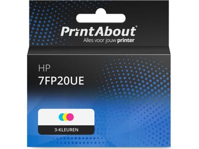 PrintAbout huismerk Inktcartridge 7FP20UE (308) 3-kleuren Hoge capaciteit Geschikt voor HP