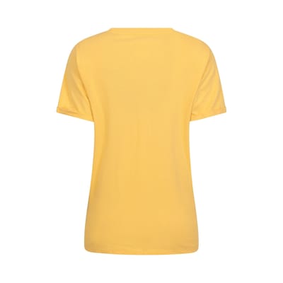 Mountain Warehouse Dames/Dames Libelle Organisch Losjes T-shirt (Lichtgeel)