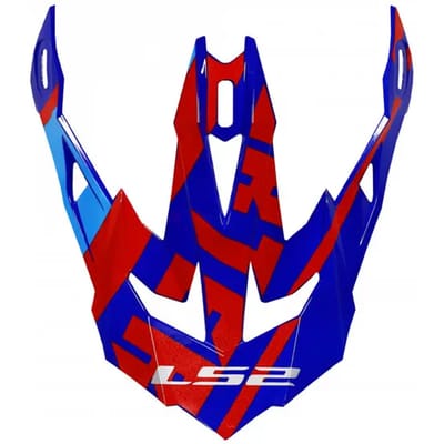 Vervangende visier voor crossmotorhelm LS2 MX700 Gammax