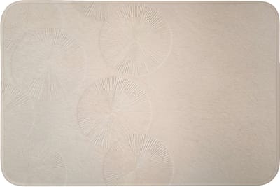 Badmat 90x60 cm - Antislip - Japandi - Beige - Modern - Badmatten voor badkamer - Badkamermat - Douchemat - Badkamer mat
