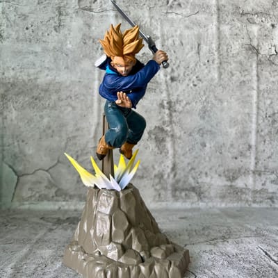 28cm/9.84in Anime Dragon Ball Z Figuur Trunks Actiefiguren Pvc Beeld Collectie Model Speelgoed voor Kinderen Cadeaus gray