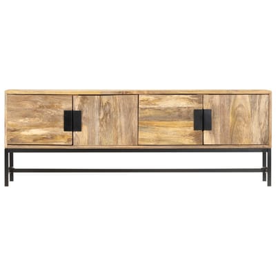 vidaXL - Tv-meubel - 140x30x50 - cm - massief - mangohout