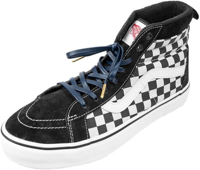 Leren schoenveters | Platte schoenveters | Kleur: Donker blauw | Lengte: 100cm