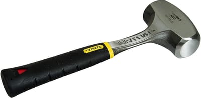 Antivibe Wanten - Trillingsdemping - Stalen steel - Thermoplastisch rubberen handgreep - Hoofdlengte 100 mm