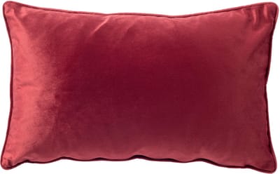 Dutch Decor FINN - Kussenhoes 30x50 cm - velvet - lendekussen - Merlot - rood - met rits - zonder binnenkussen