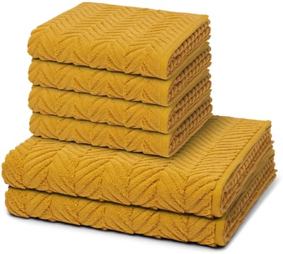 Ross Sonstiges 4 X handdoek 2 X douchehanddoek - in set 6 pack Sensual Skin