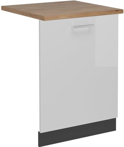 Vicco R-Line Vaatwasserfrontpaneel – 60 cm, WB Eik Wit Hoogglans