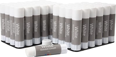 Witte lijmstift, 10 gr, 48 stuk/ 1 doos