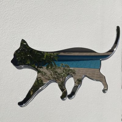 Tuinspiegels - Dieren thema - Decoratie aanbrengen - Onbreekbaar acryl - 3mm dik - Geel