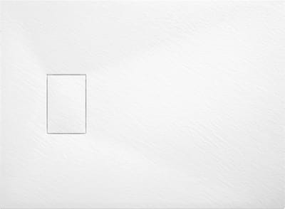 Mawialux douchebak - SMC leisteen - Mat wit - 120x90cm - TR1290MW