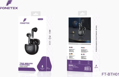 True Wireless Earphones Black FT-BTH01