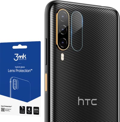 Pack 4 camerafilms HTC Desire 22 Pro FlexibleGlass 3Mk transparant