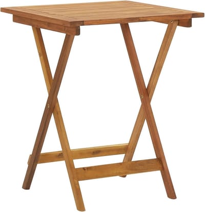 Inklapbare Houten Tuintafel 60 x 60 cm - Weerbestendig en Duurzaam